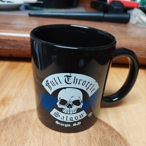 Vintage* Black & White Full Throttle Saloon Mug